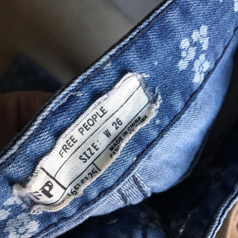Free People Flower Ankle Jeans - Picture 5 of 7